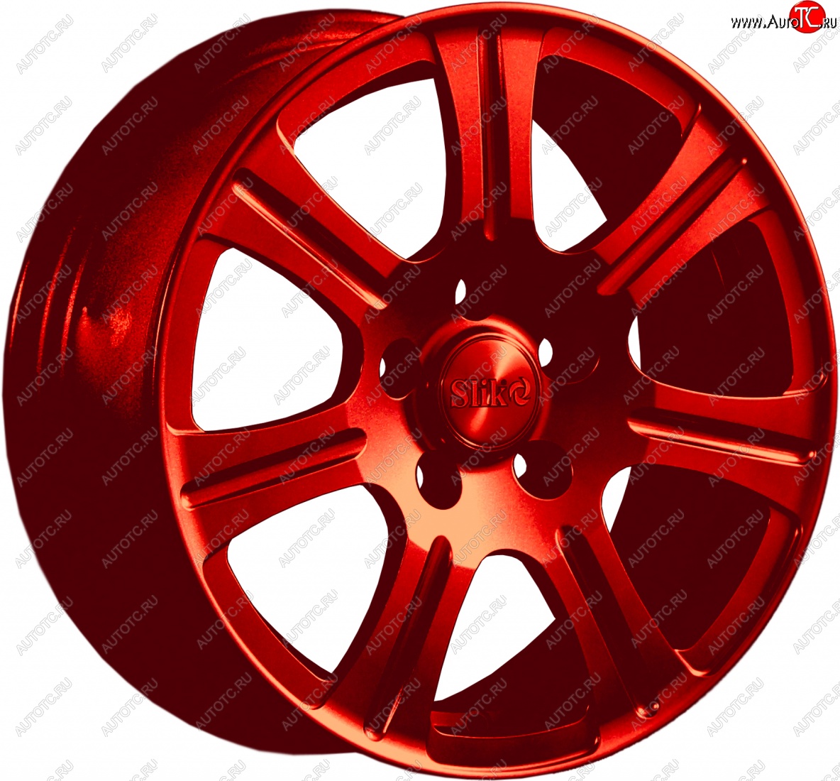 11 899 р. Кованый диск Slik Classic L-1815 6.5x15   (Candy алый)  с доставкой в г. Майкоп