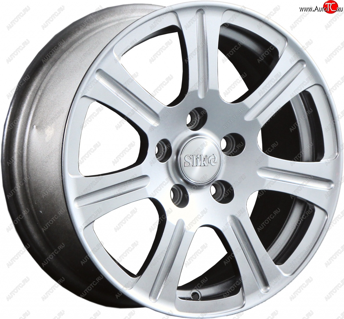 11 899 р. Кованый диск Slik Classic L-1815 6.5x15   (Ярко блестящее серебро (HPB))  с доставкой в г. Майкоп