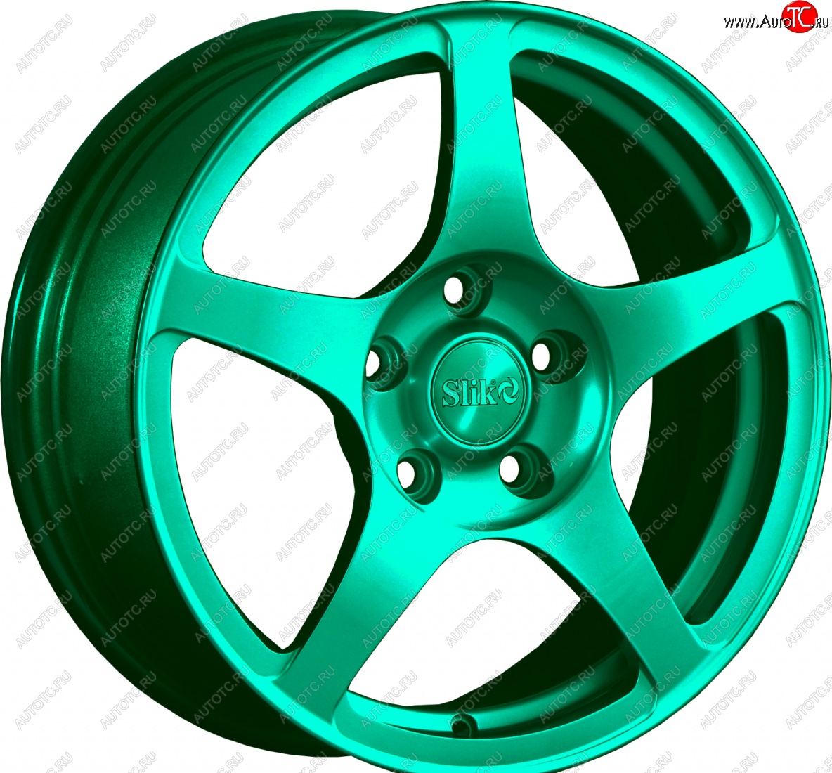 15 249 р. Кованый диск Slik Classic L-193 6.5x16   (Candy изумрудно-зеленый (Candy Green))  с доставкой в г. Майкоп