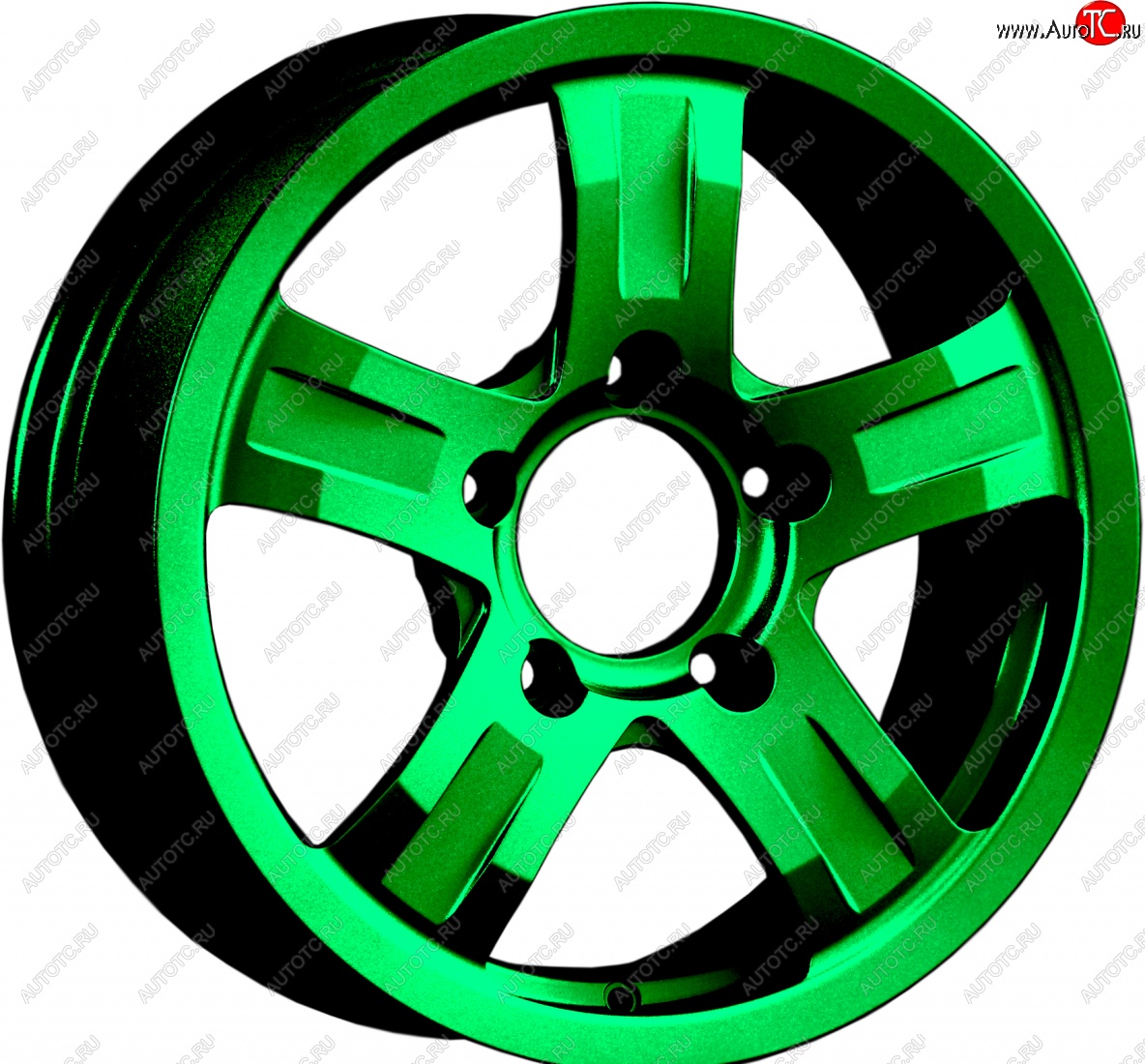 18 999 р. Кованый диск Slik Classic L-208 6.5x16   (Зеленый (GREEEN))  с доставкой в г. Майкоп