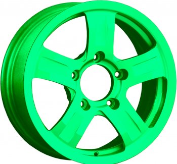 Кованый диск Slik Classic L-208 6.5x16  (RAL 6038 ярко-зеленый (6038))