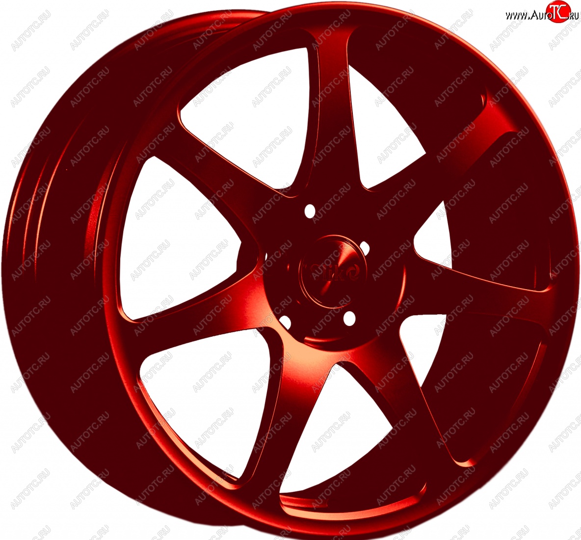 25 599 р. Кованый диск Slik Classic L-722 7.5x17   (Candy красный (Candy RED))  с доставкой в г. Майкоп