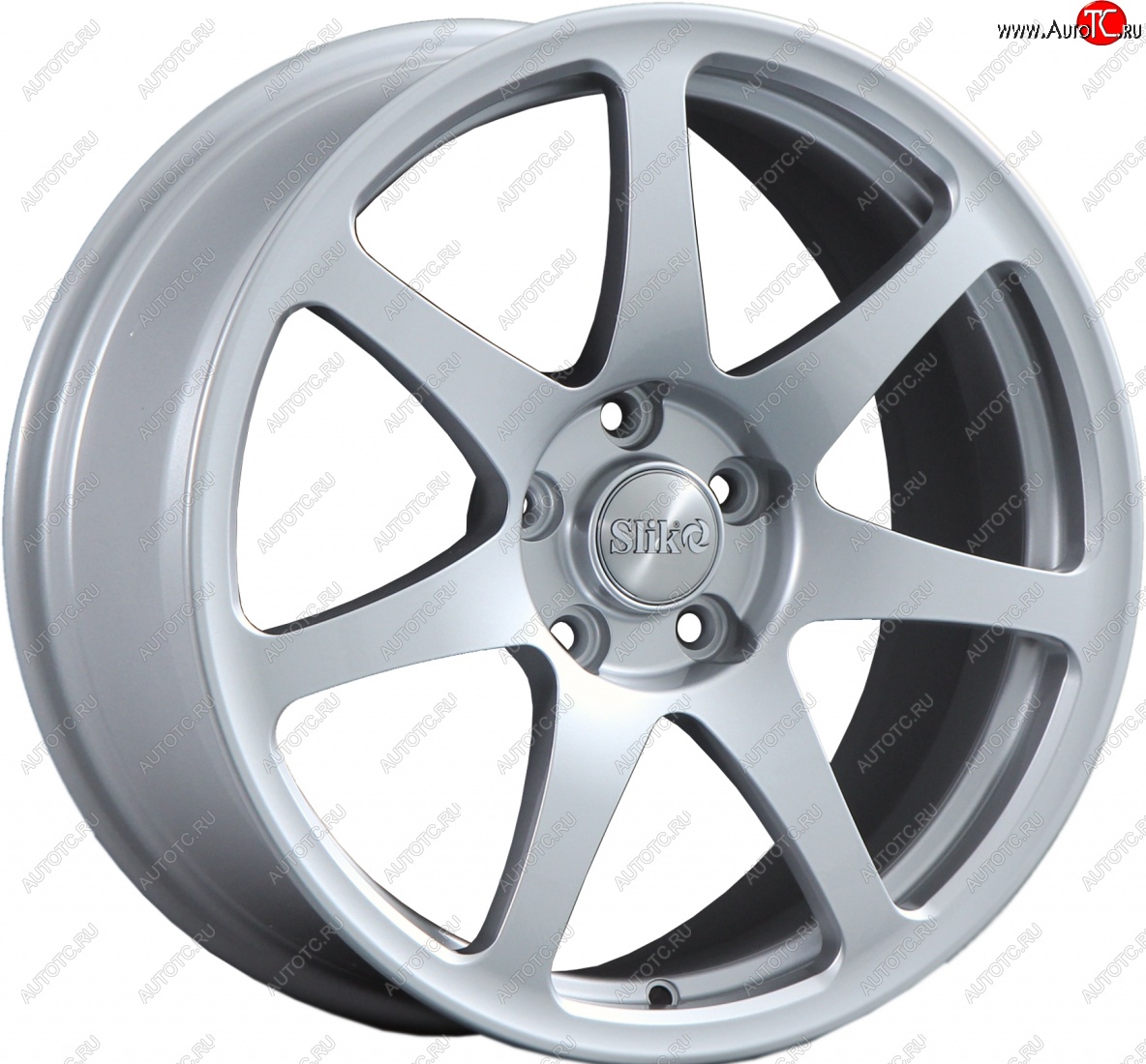 25 599 р. Кованый диск Slik Classic L-722 7.5x17   (Ярко блестящее серебро (HPB))  с доставкой в г. Майкоп