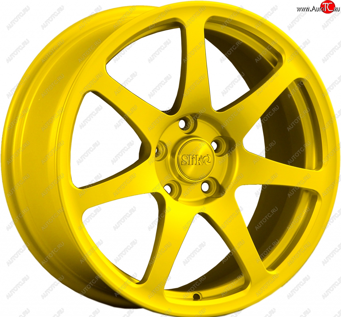 25 599 р. Кованый диск Slik Classic L-722 7.5x17   (Candy ярко-желтый (Candy YELLOW))  с доставкой в г. Майкоп