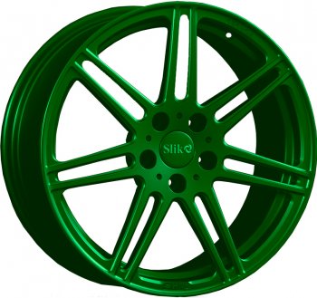 Кованый диск Slik PREMIUM L-724 7.5x17  (Зеленый (GREEEN))