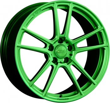 Кованый диск Slik PREMIUM L-727 7.5x17  (RAL 6038 ярко-зеленый (6038))