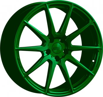 Кованый диск Slik PREMIUM L-732 7.5x17  (Зеленый (GREEEN))