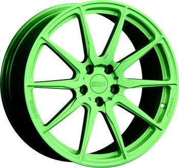 Кованый диск Slik PREMIUM L-732 7.5x17  (RAL 6038 ярко-зеленый (6038))