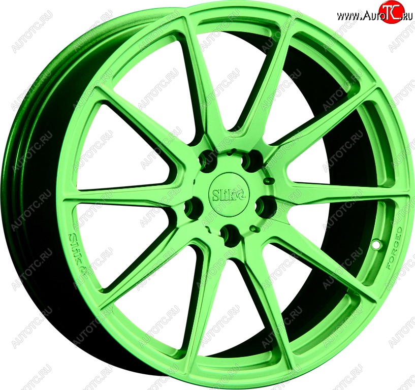 25 999 р. Кованый диск Slik PREMIUM L-732 7.5x17   (RAL 6038 ярко-зеленый (6038))  с доставкой в г. Майкоп