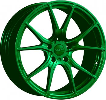 Кованый диск Slik PREMIUM L-733 7.5x17  (Зеленый (GREEEN))
