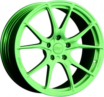 Кованый диск Slik PREMIUM L-733 7.5x17  (RAL 6038 ярко-зеленый (6038))