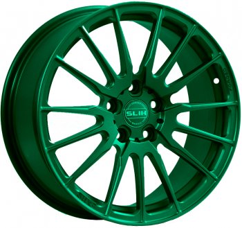 Кованый диск Slik PREMIUM L-738 7.5x17  (Candy изумрудно-зеленый (Candy Green))