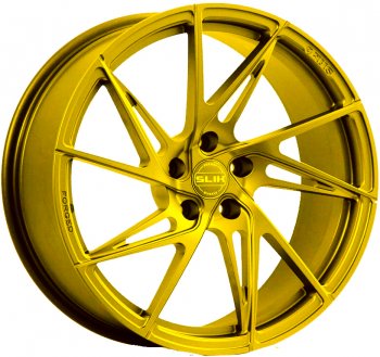 Кованый диск Slik PREMIUM L-739 7.5x17  (Candy ярко-желтый (Candy YELLOW))