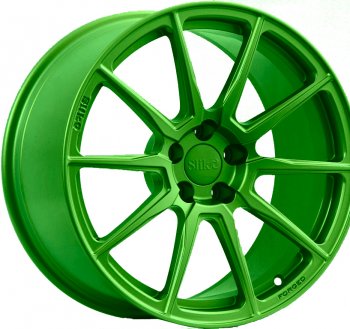 Кованый диск Slik PREMIUM L-752 9.0x17  (RAL 6038 ярко-зеленый (6038))
