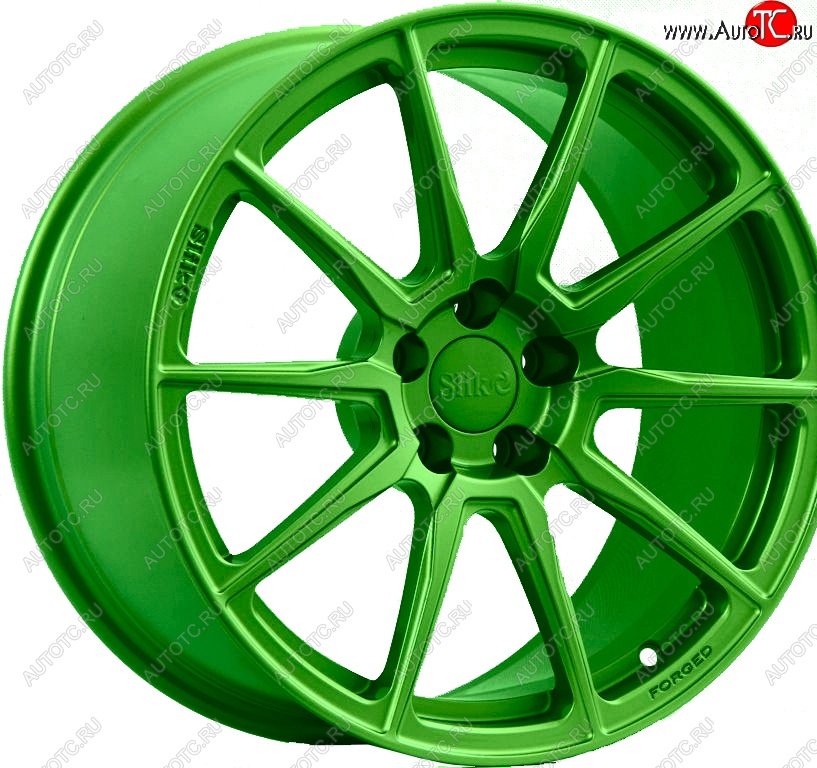 34 999 р. Кованый диск Slik PREMIUM L-752 9.0x17   (RAL 6038 ярко-зеленый (6038))  с доставкой в г. Майкоп