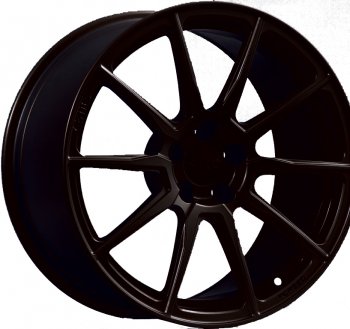 Кованый диск Slik PREMIUM L-752 9.0x17  (Черный глянцевый (BK))