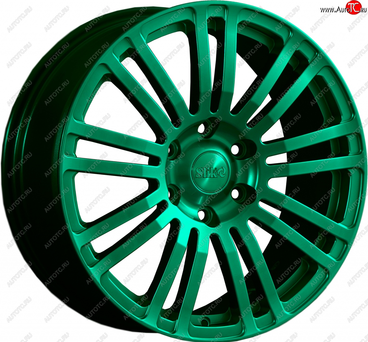 22 299 р. Кованый диск Slik Classic L-802 8.0x18   (Candy изумрудно-зеленый (Candy Green))  с доставкой в г. Майкоп