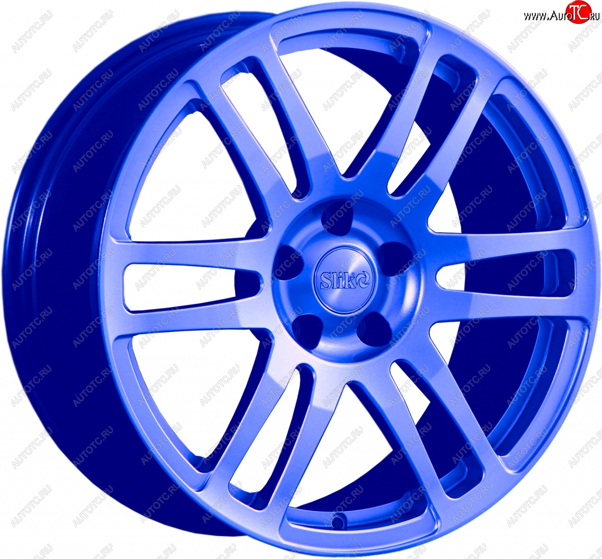22 299 р. Кованый диск Slik Classic L-803 8.0x18   (Синий (BLUE))  с доставкой в г. Майкоп