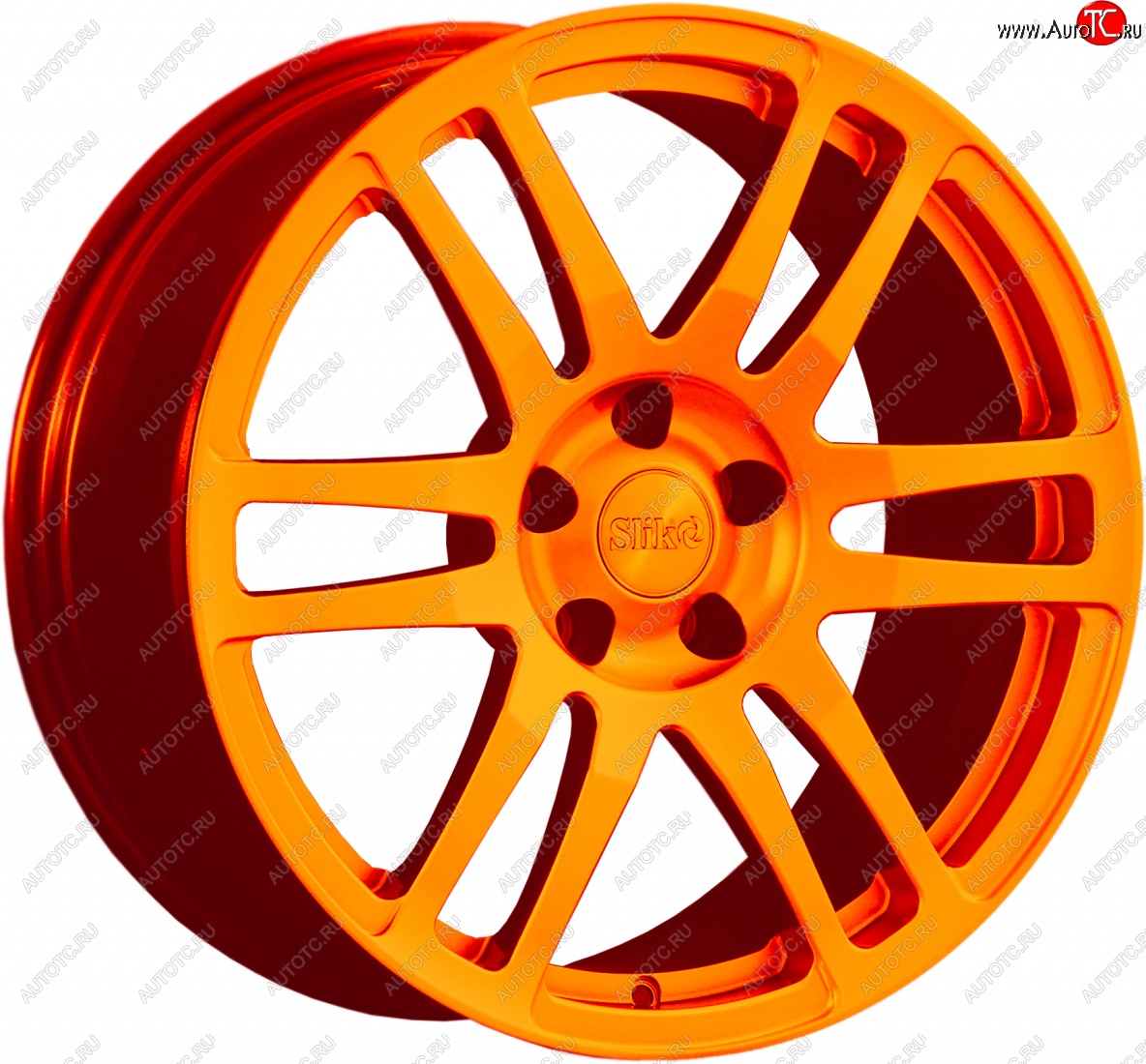 22 299 р. Кованый диск Slik Classic L-803 8.5x18   (Ярко оранжевый (ORANGE))  с доставкой в г. Майкоп