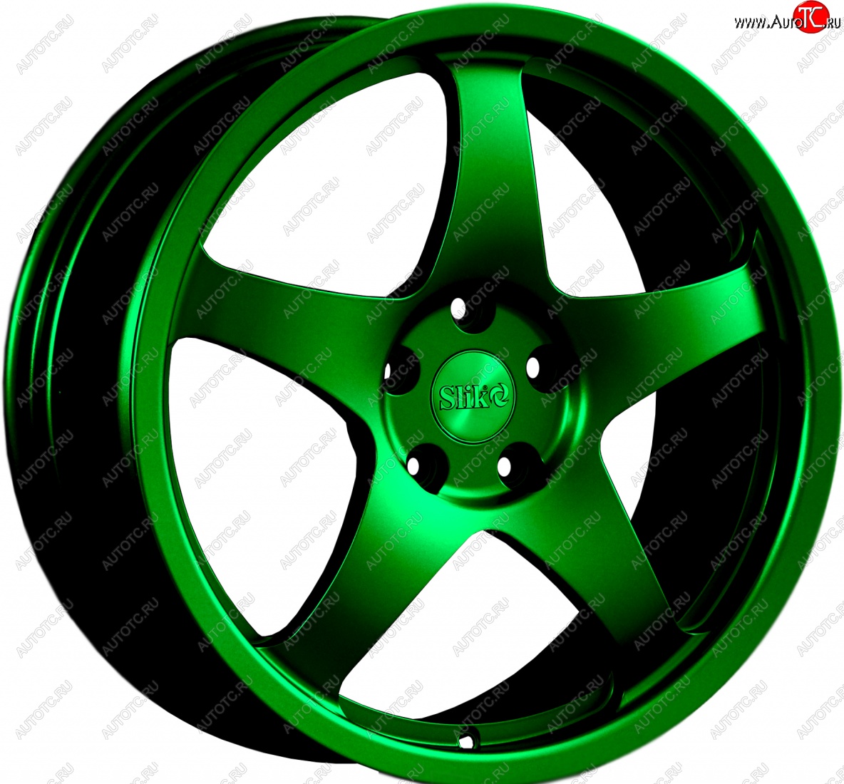 22 299 р. Кованый диск Slik Classic L-806 8.5x18   (Зеленый (GREEEN))  с доставкой в г. Майкоп