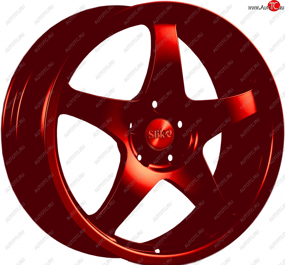 22 299 р. Кованый диск Slik Classic L-806 8.5x18   (Candy красный (Candy RED))  с доставкой в г. Майкоп
