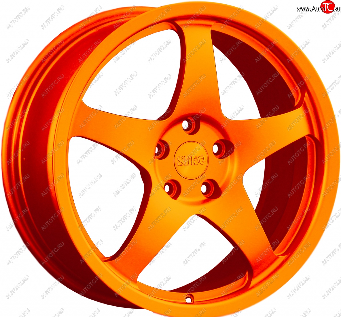 22 299 р. Кованый диск Slik Classic L-806 8.5x18   (Ярко оранжевый (ORANGE))  с доставкой в г. Майкоп