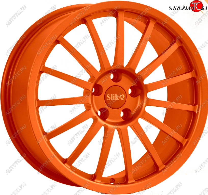 22 299 р. Кованый диск Slik Classic L-808 8.0x18   (Ярко оранжевый (ORANGE))  с доставкой в г. Майкоп