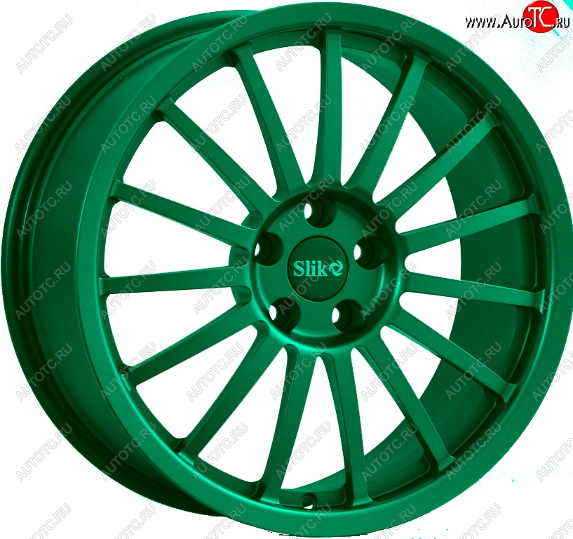 22 299 р. Кованый диск Slik Classic L-808 8.5x18   (Candy изумрудно-зеленый (Candy Green))  с доставкой в г. Майкоп