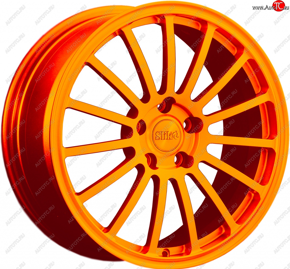 28 099 р. Кованый диск Slik Classic L-810 8.5x18   (Ярко оранжевый (ORANGE))  с доставкой в г. Майкоп
