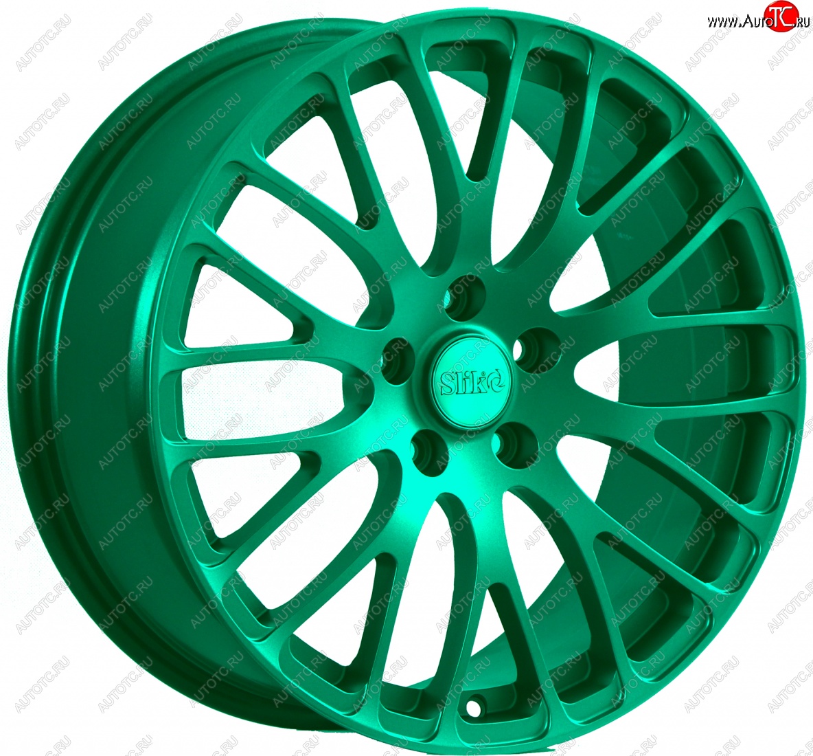 22 299 р. Кованый диск Slik Classic L-813 8.0x18   (Candy изумрудно-зеленый (Candy Green))  с доставкой в г. Майкоп