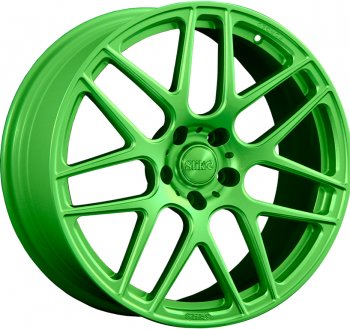 Кованый диск Slik PREMIUM L-815 8.0x18  (RAL 6038 ярко-зеленый (6038))