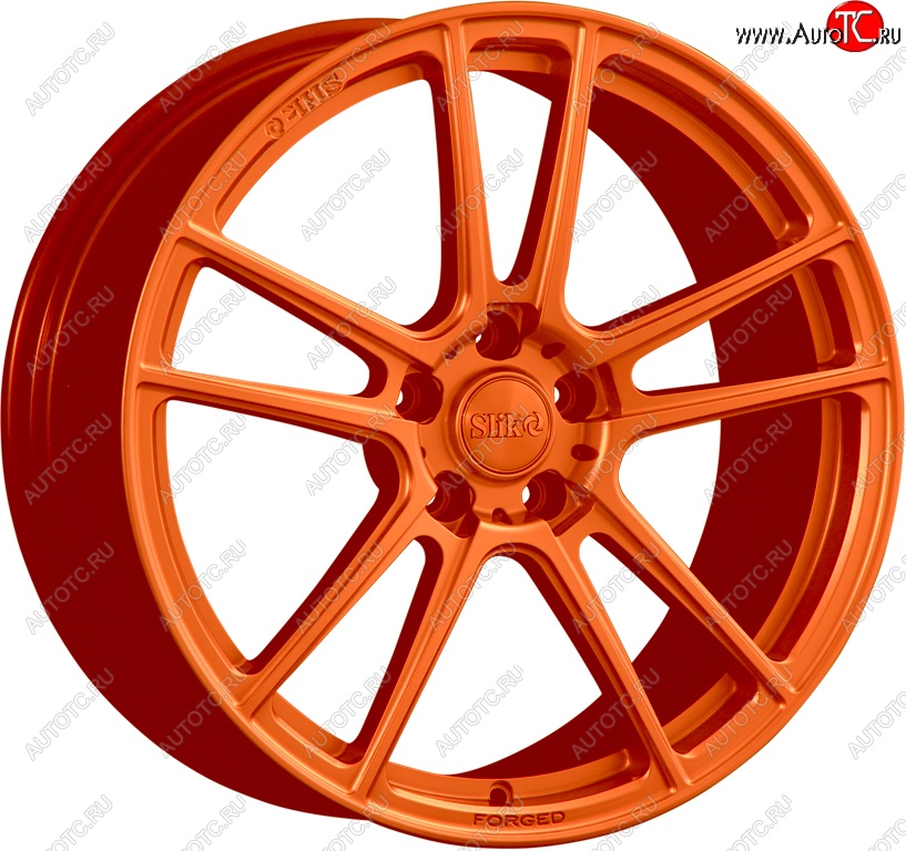 35 499 р. Кованый диск Slik PREMIUM L-817 8.5x18   (Ярко оранжевый (ORANGE))  с доставкой в г. Майкоп