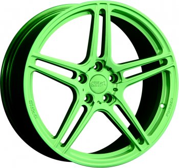 Кованый диск Slik PREMIUM L-824 8.0x18  (RAL 6038 ярко-зеленый (6038))