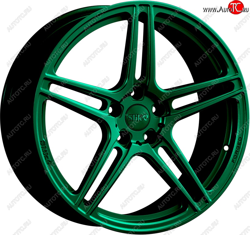 35 499 р. Кованый диск Slik PREMIUM L-824 8.0x18   (Candy изумрудно-зеленый (Candy Green))  с доставкой в г. Майкоп