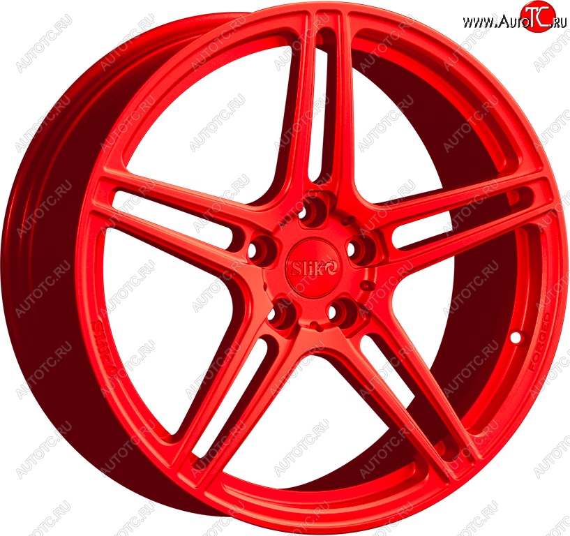 35 499 р. Кованый диск Slik PREMIUM L-824 8.0x18   (RAL 3026 ярко алый (3026))  с доставкой в г. Майкоп
