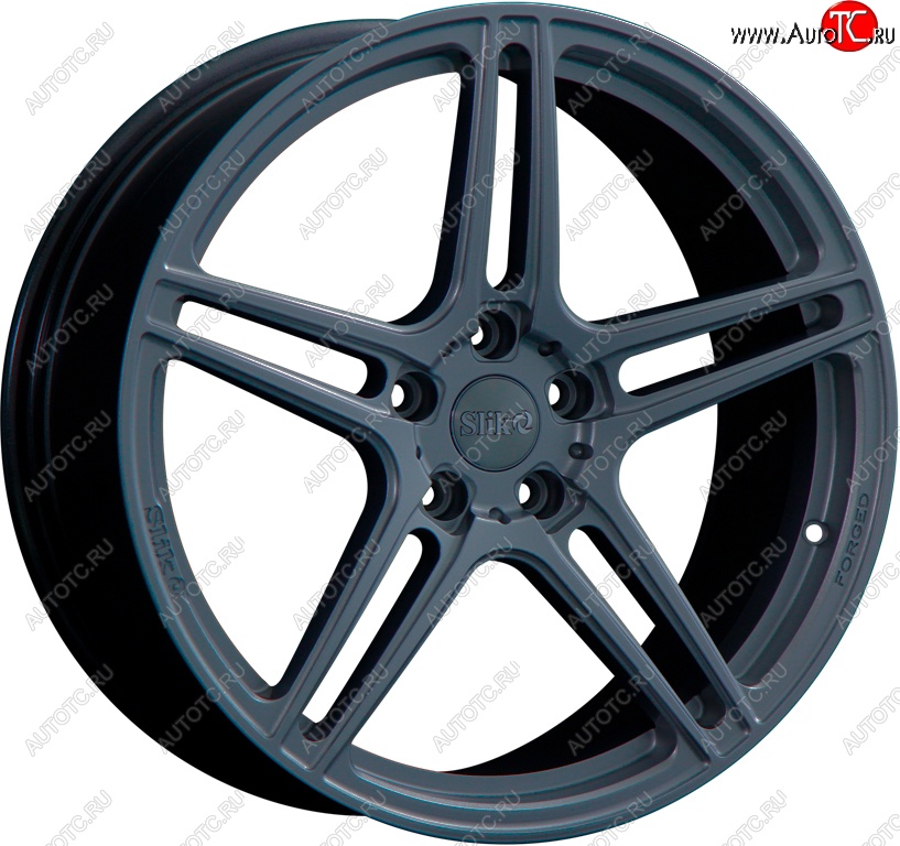 35 499 р. Кованый диск Slik PREMIUM L-824 8.5x18   (Матовый серый титан (TITAN))  с доставкой в г. Майкоп