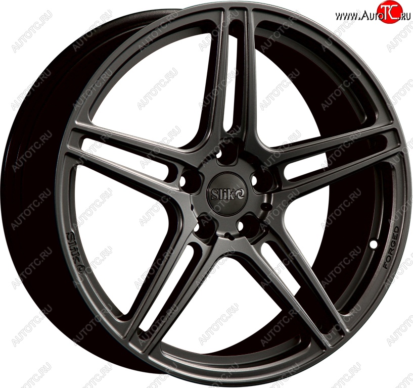 35 499 р. Кованый диск Slik PREMIUM L-824 8.5x18   (Темный хром (DC))  с доставкой в г. Майкоп