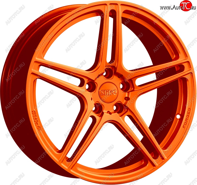 35 499 р. Кованый диск Slik PREMIUM L-824 8.5x18   (Ярко оранжевый (ORANGE))  с доставкой в г. Майкоп