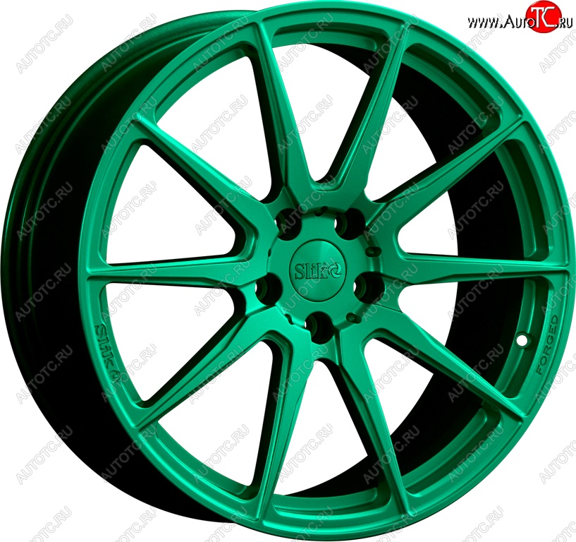 35 499 р. Кованый диск Slik PREMIUM L-826 8.0x18   (Candy изумрудно-зеленый (Candy Green))  с доставкой в г. Майкоп