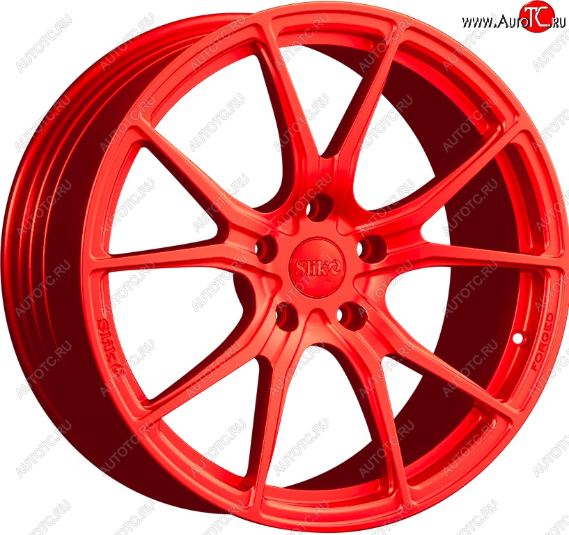 35 499 р. Кованый диск Slik PREMIUM L-827 8.0x18   (RAL 3026 ярко алый (3026))  с доставкой в г. Майкоп