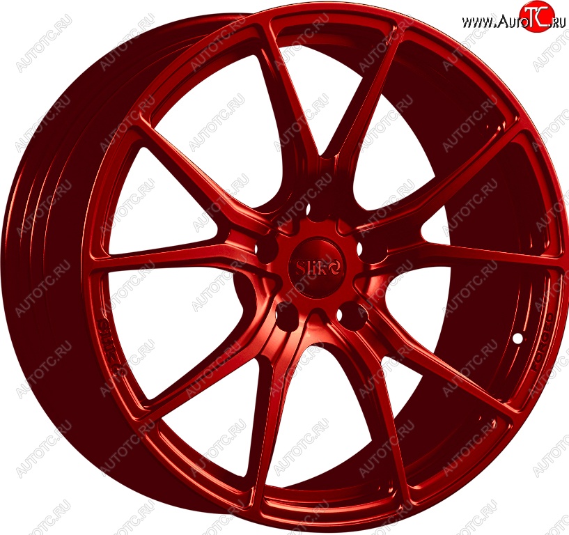 35 499 р. Кованый диск Slik PREMIUM L-827 8.0x18   (Candy алый)  с доставкой в г. Майкоп