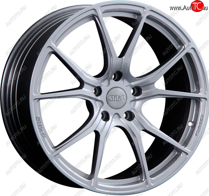 35 499 р. Кованый диск Slik PREMIUM L-827 8.0x18   (Графит глянцевый (GM))  с доставкой в г. Майкоп