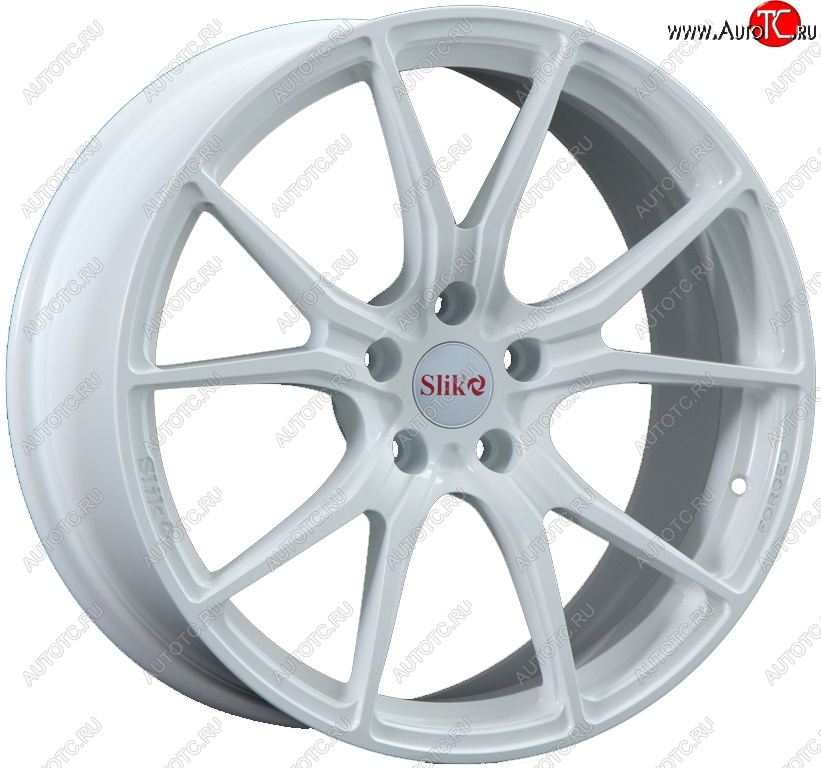 35 499 р. Кованый диск Slik PREMIUM L-827 8.0x18   (Белый (W))  с доставкой в г. Майкоп