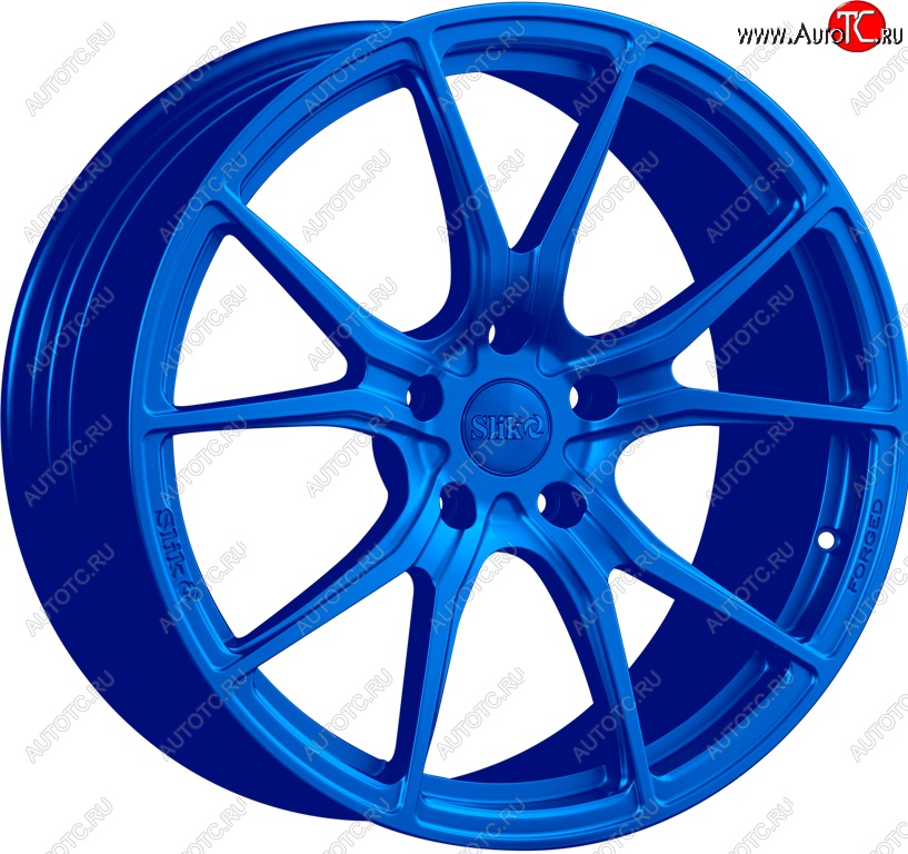 35 499 р. Кованый диск Slik PREMIUM L-827 8.5x18   (Candy синий (Candy BLUE))  с доставкой в г. Майкоп