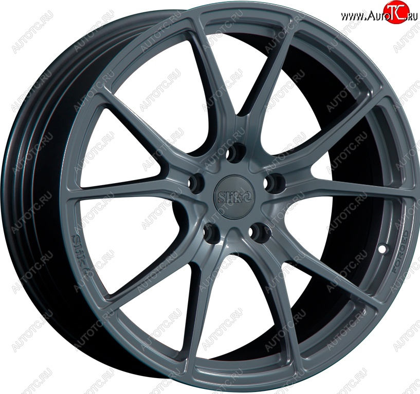 35 499 р. Кованый диск Slik PREMIUM L-827 8.5x18   (Матовый серый титан (TITAN))  с доставкой в г. Майкоп