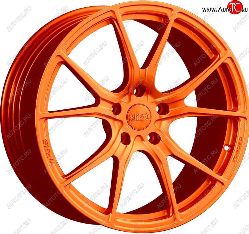 35 499 р. Кованый диск Slik PREMIUM L-827 8.5x18   (Ярко оранжевый (ORANGE))  с доставкой в г. Майкоп