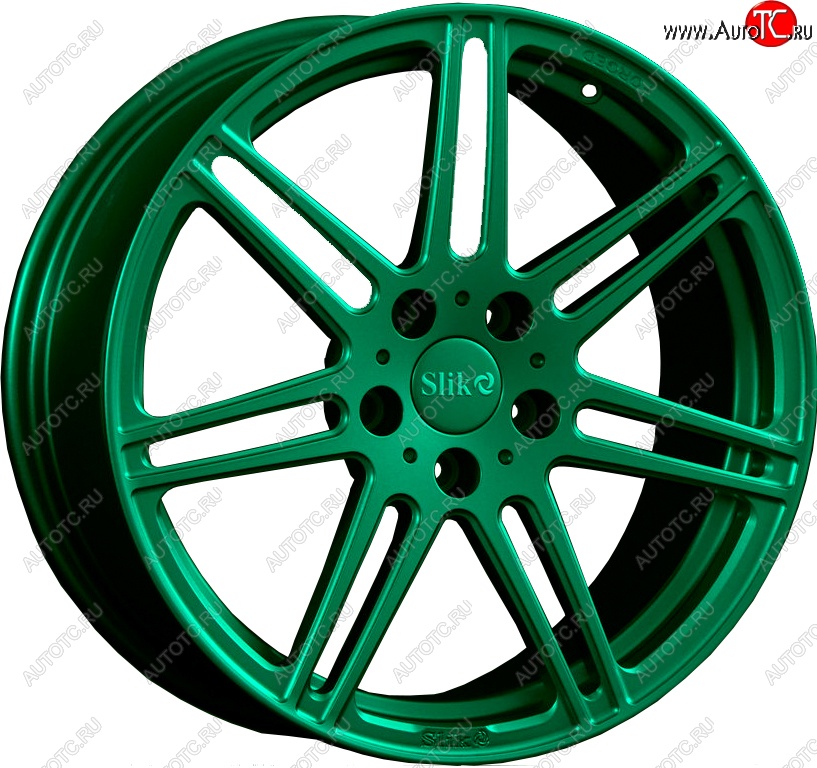 35 499 р. Кованый диск Slik PREMIUM L-828 8.0x18   (Candy изумрудно-зеленый (Candy Green))  с доставкой в г. Майкоп