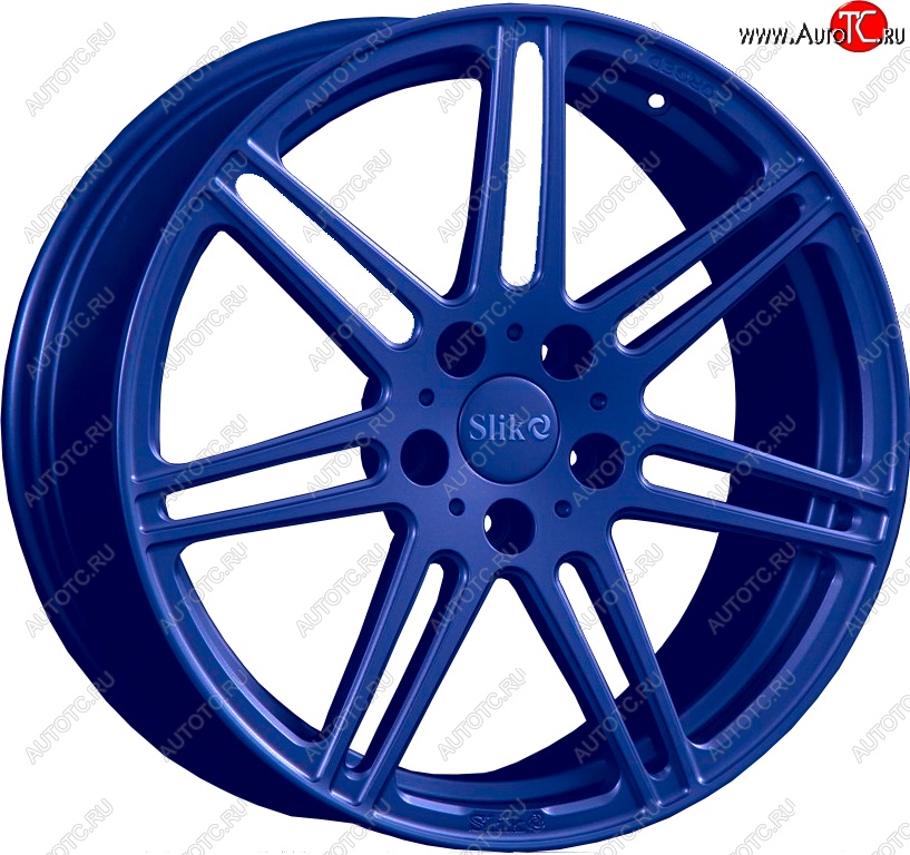 35 499 р. Кованый диск Slik PREMIUM L-828 8.0x18   (Синий (BLUE))  с доставкой в г. Майкоп