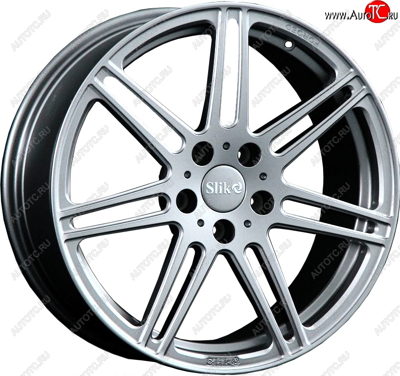 33 199 р. Кованый диск Slik PREMIUM L-828 8.0x18   (Ярко блестящее серебро (HPB))  с доставкой в г. Майкоп