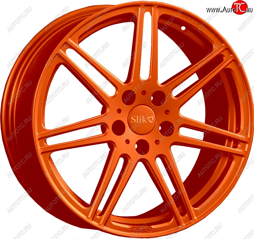 35 499 р. Кованый диск Slik PREMIUM L-828 8.0x18   (Ярко оранжевый (ORANGE))  с доставкой в г. Майкоп